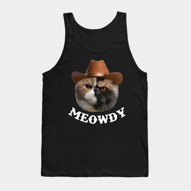 Exotic Elegance Stylish Tee Celebrating the Unique Exotic Shorthair Breed Tank Top by Gamma-Mage